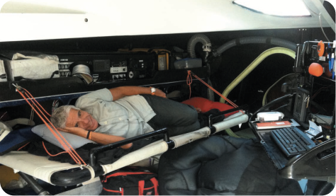 Dr Estivill on board in Barcelona World Race in a polyphasic sleep study