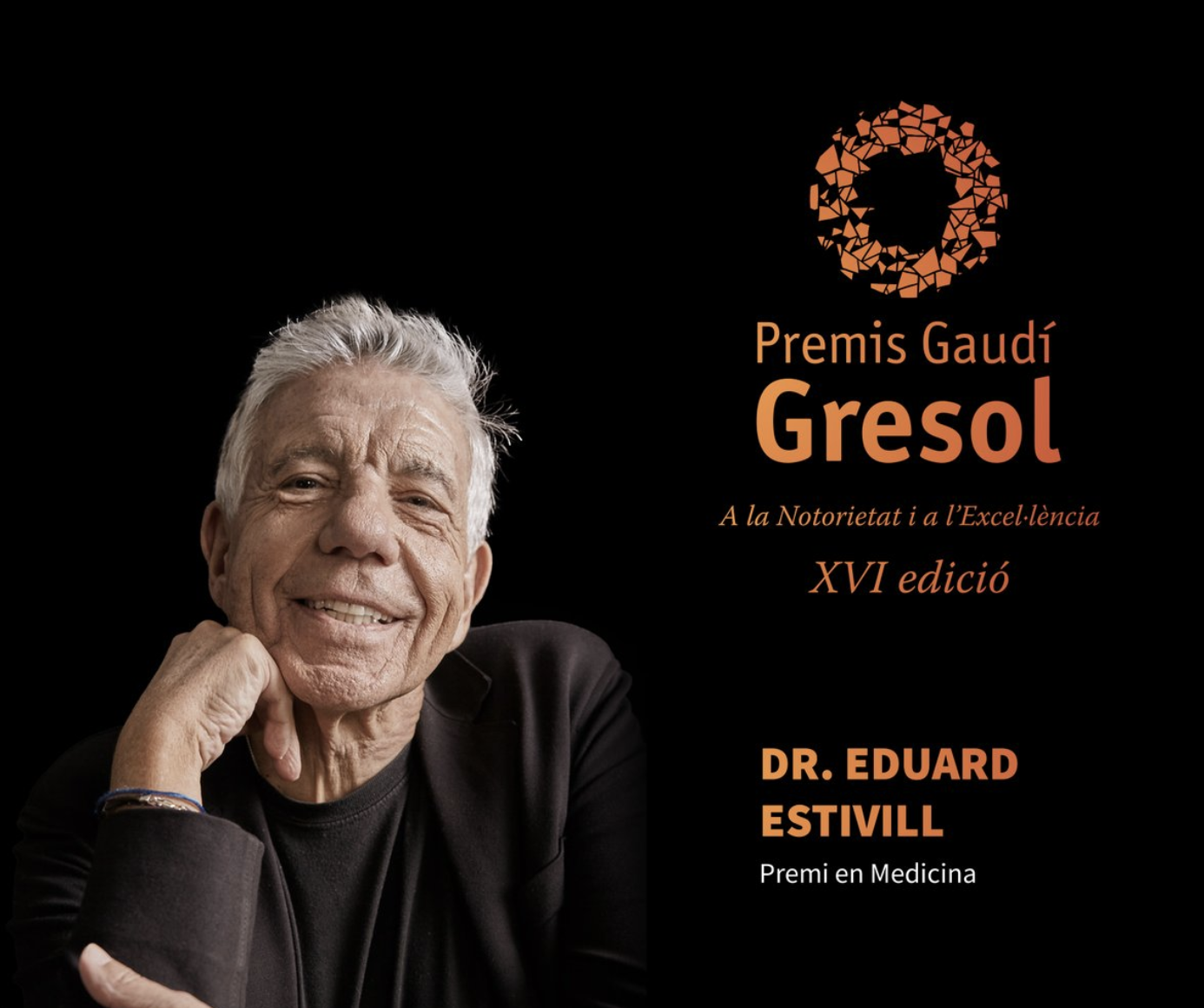 Premio a la excelencia médica Gaudí Gresol al Dr.Estivill