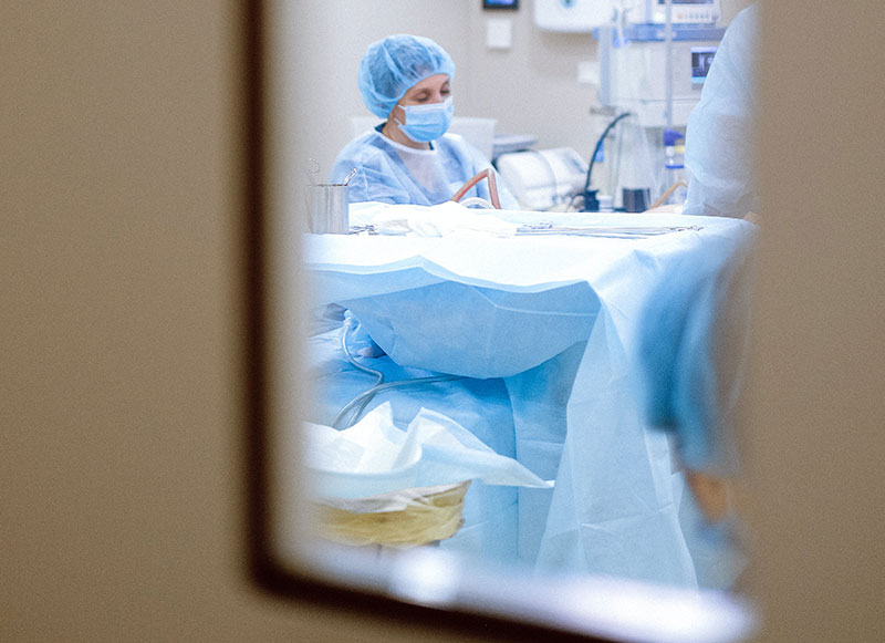 sanitary in operating room