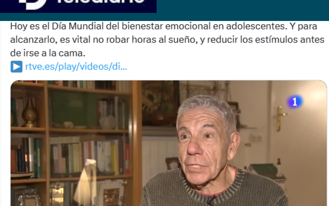 El Dr. Eduard Estivill explica en el Telediario de TVE cómo es el sueño de los adolescentes