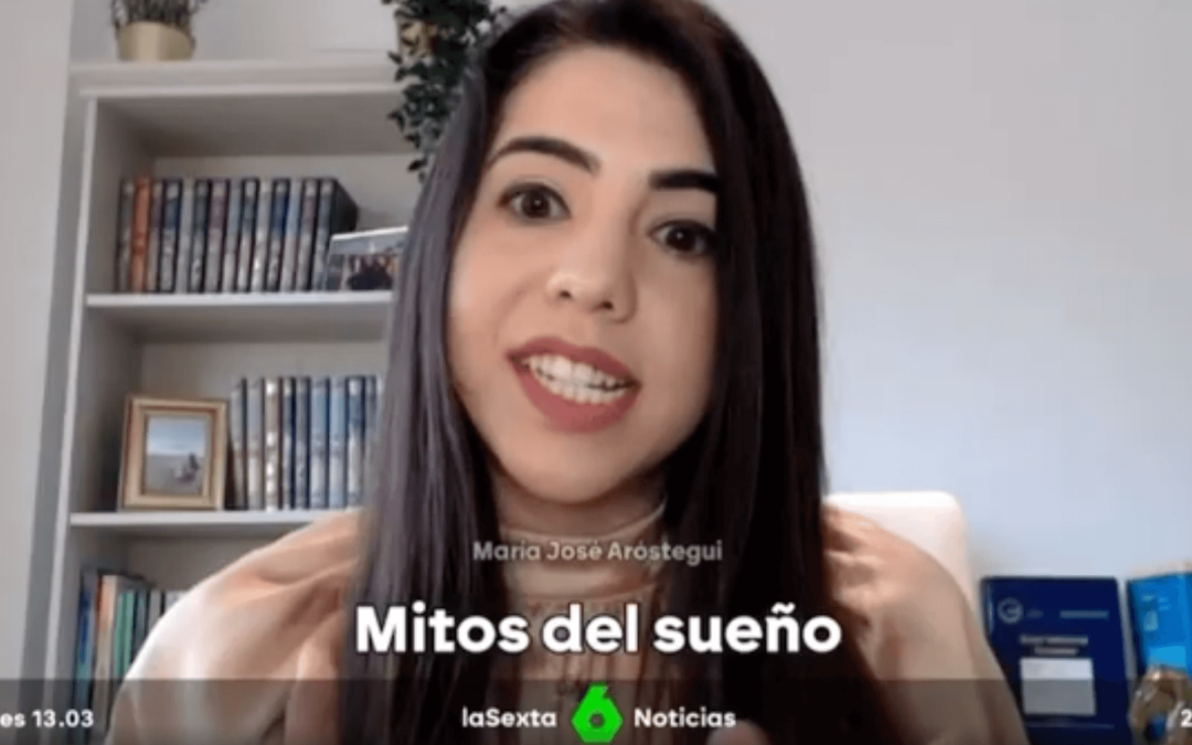 María José Aróstegui en La Sexta Noticias: desmontando mitos sobre el sueño