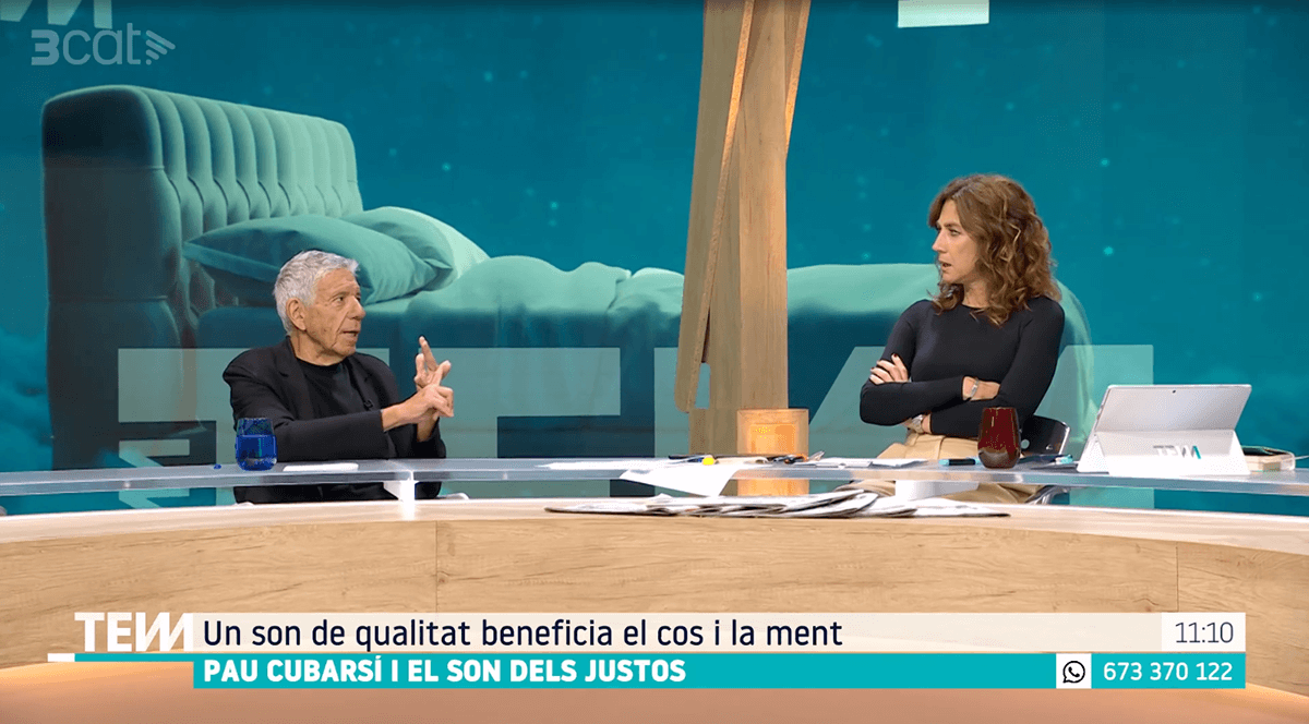 El Doctor Estivill, especialista en medicina del sueño, en el protrama Tot es mou de TV3