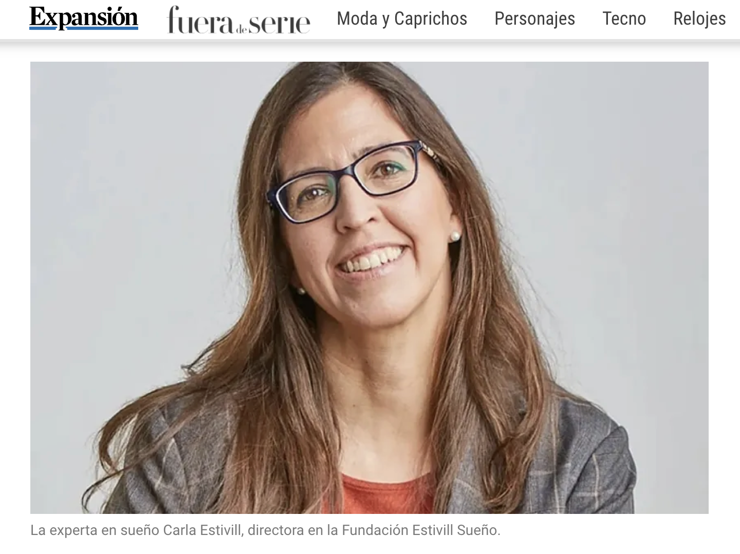 clinica-sueno-estivill-expansion-canvio-hora Carla Estivill en Expansion sobre el cambio de hora