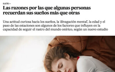En El País: por qué algunas personas recuerdan más sus sueños que otras