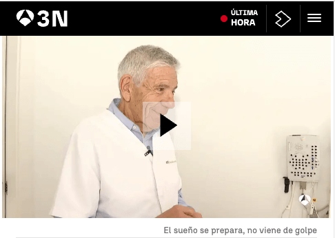 Antena 3 visita la Clínica Estivill para entrevistar al doctor Eduard Estivill