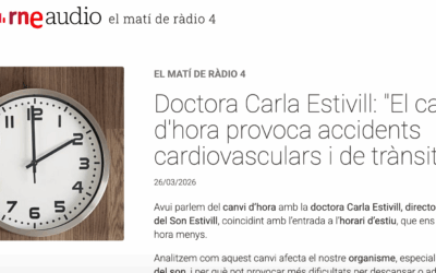 Carla Estivill en El matí de Ràdio 4: cómo afecta el cambio de hora al sueño y a la salud