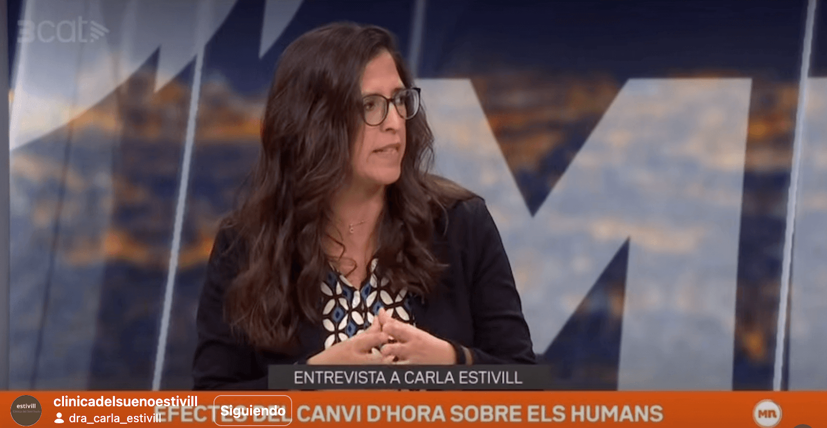 Carla Estivill sobre el cambio de hora